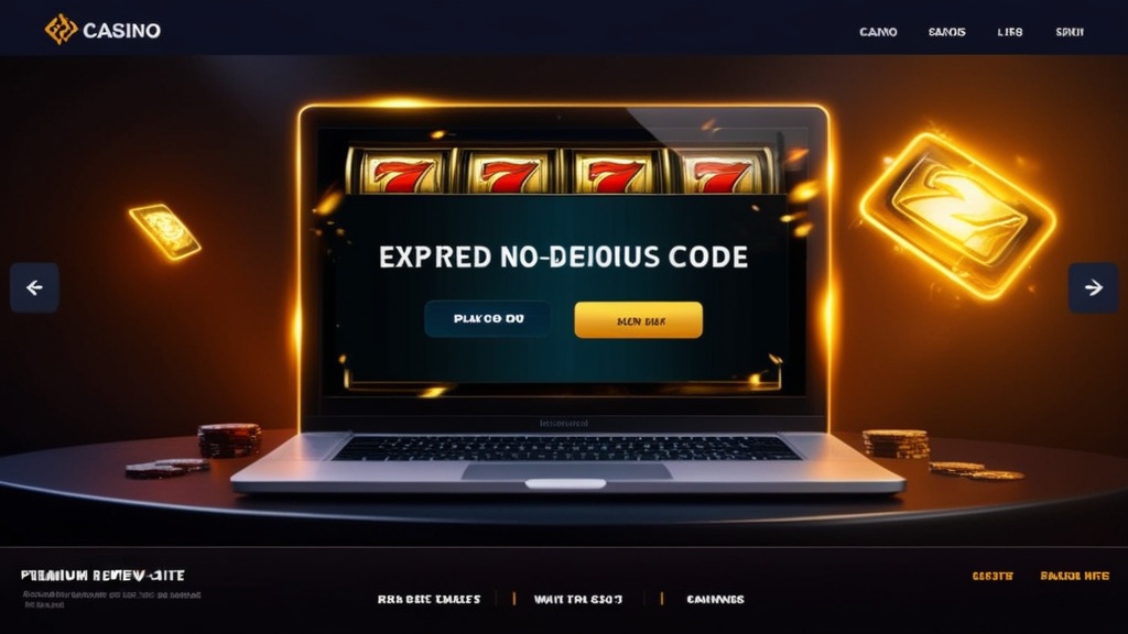 Interfaccia casino con codice no deposit in scadenza